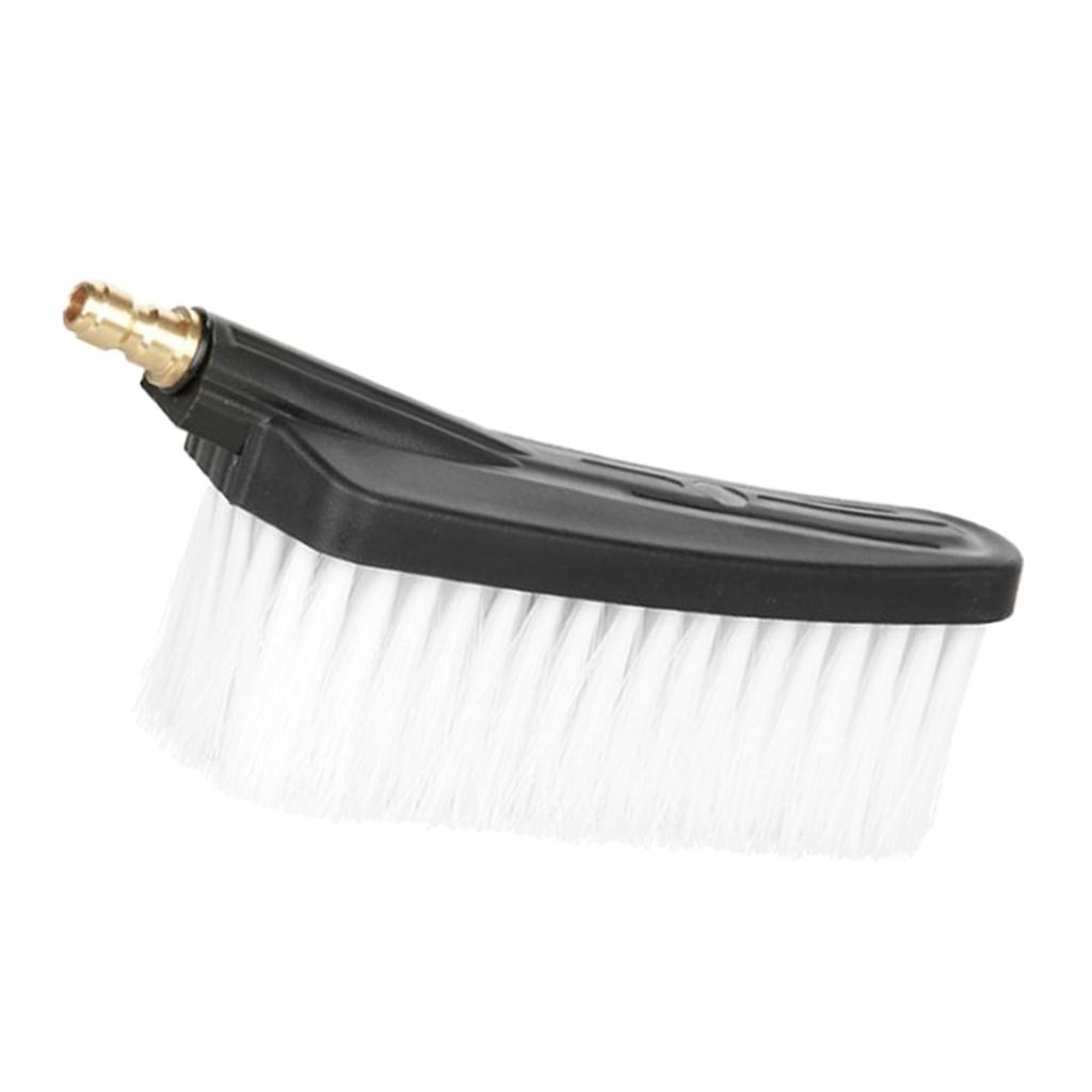 Spraying Car Cleaning 1/4'' Connector Triangle Soft Brushes Replacements