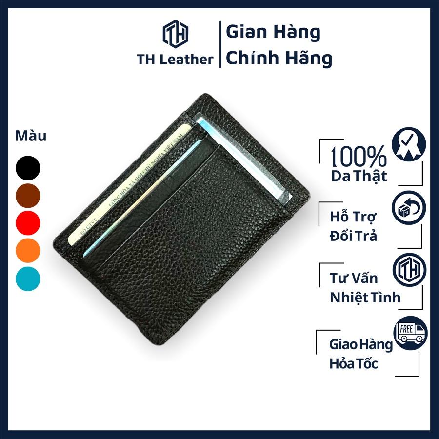 Ví Đựng Thẻ Mini, Đựng Name Card Da Bò Thật, Bóp Cầm Tay Nhỏ Gọn Đựng Thẻ Card Holder - BH 12 Tháng