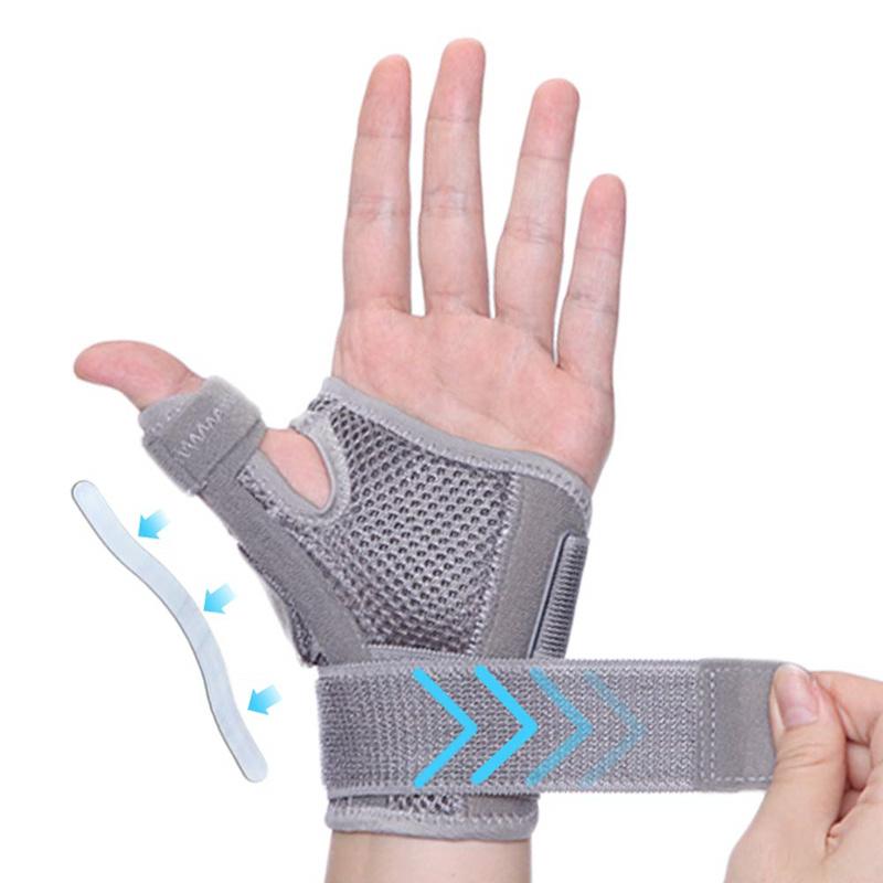 1 Ngón Tay Cái Nẹp Có Hỗ Trợ Cổ Tay Nẹp-Ngón Tay Cái Nẹp Cho Ống Cổ Tay Viêm Gân Giảm Đau Ngón Tay Cái Spica Nẹp Ổn Định Color: Skin Color Size: One Size