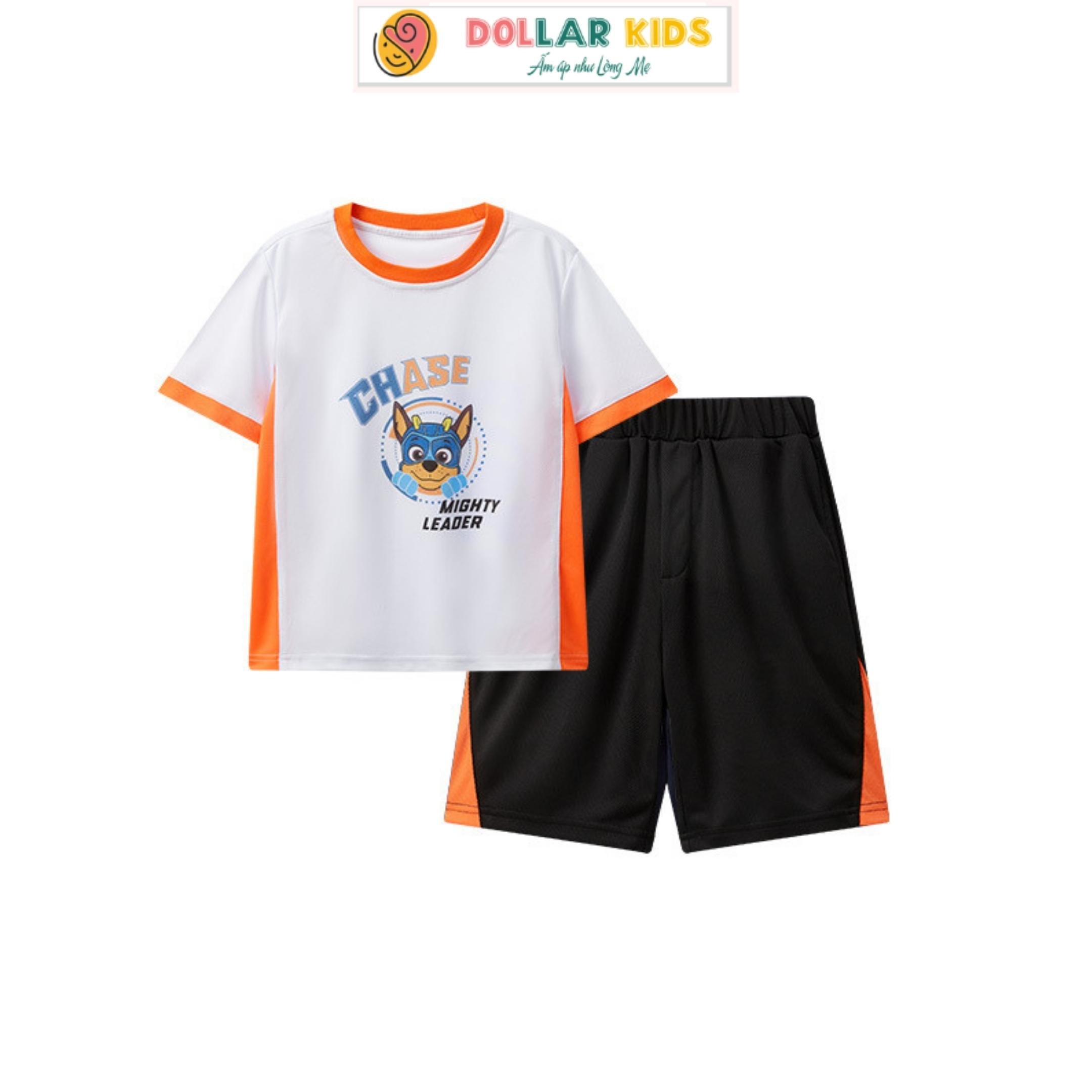 Đồ Bộ Cho Bé Trai Hãng Dollarkids Vải 100%Cotton Co Giãn Thoáng Mát, Thấm Hút Mồ Hôi