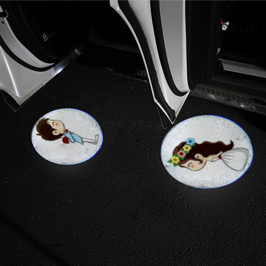 Đèn Led Không Dây Gắn Cửa Xe Hơi Cho Audi Toyota Honda