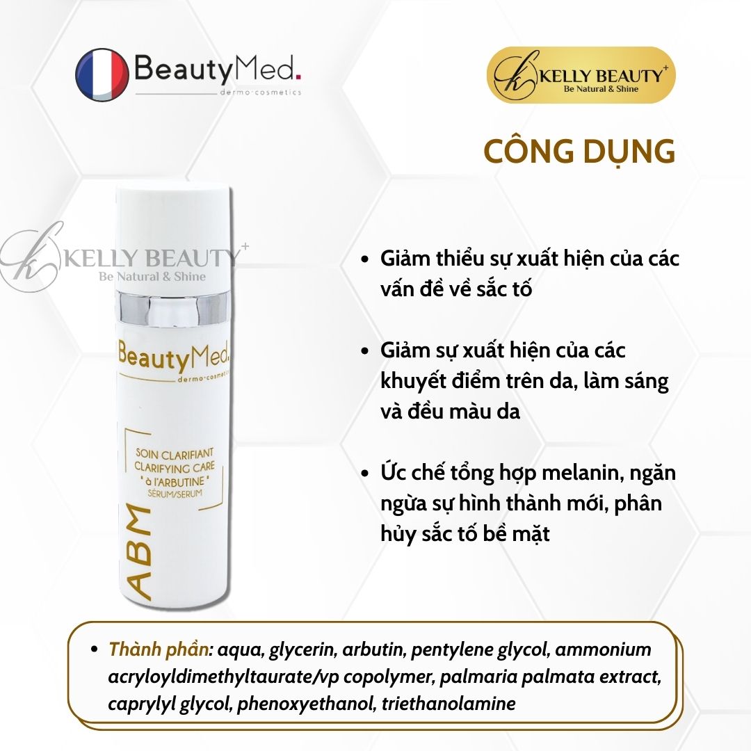 Tinh Chất Sáng Da Mờ Thâm Sạm BeautyMed ABM Clarifying Serum | Kelly Beauty