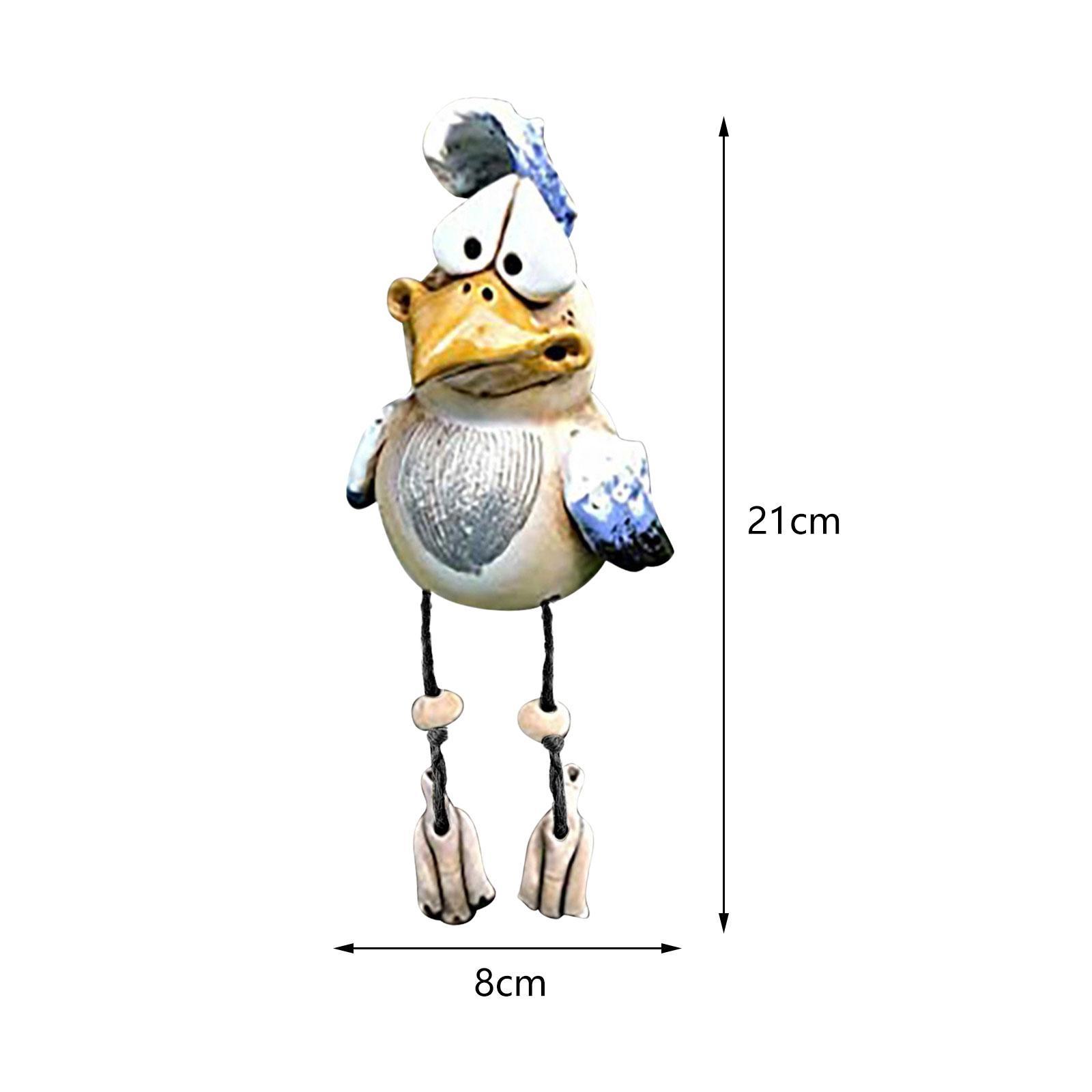 Chicken Statue for Garden Yard Arts Table Centerpiece Fairy Garden Accessories Statue Resin Figurines Sculpture for Halloween Bedroom