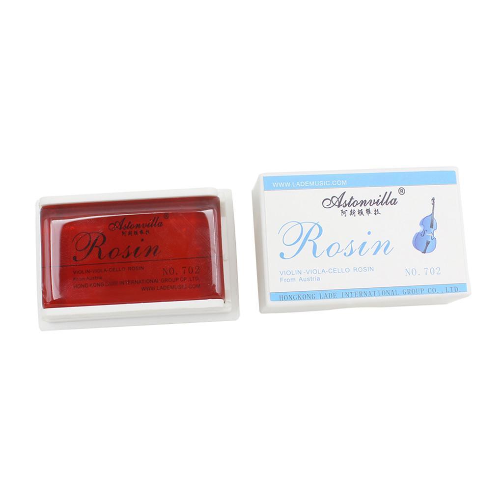 Portable Rosin For Violin Viola Cello String Instrument Resin Glassy Red