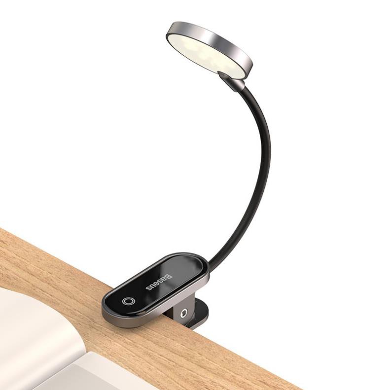 Đèn LED Baseus kẹp bàn không dây cảm ứng, chân sạc USB