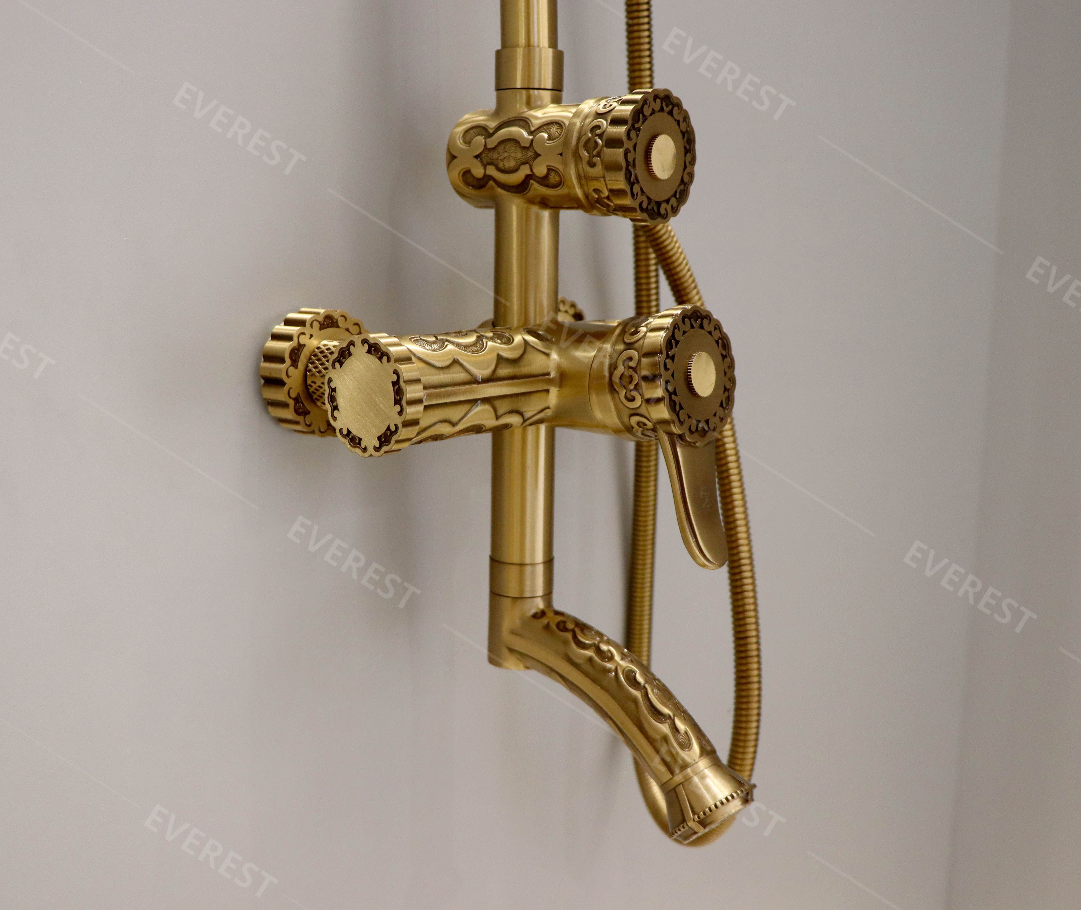 Sen Tắm Bằng Đồng Cổ Điển EVEREST EV-1107