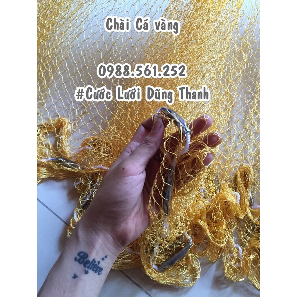 Chài cá - dù 1.7 sải tay, đầy đủ chì