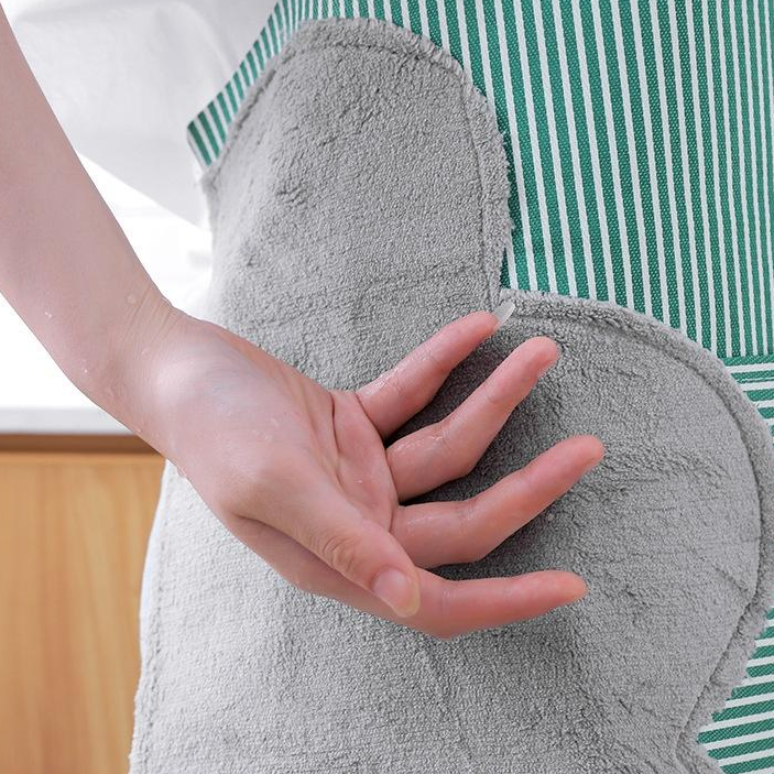 Tạp Dề Nấu Ăn Chống Nước Cao Cấp Mẫu Hàn Quốc Dễ Thương - TAPDE01