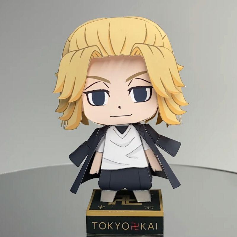 Mô hình giấy anime  [TOKYO REVENGERS] chibi Manjiro Sano ( Mikey )