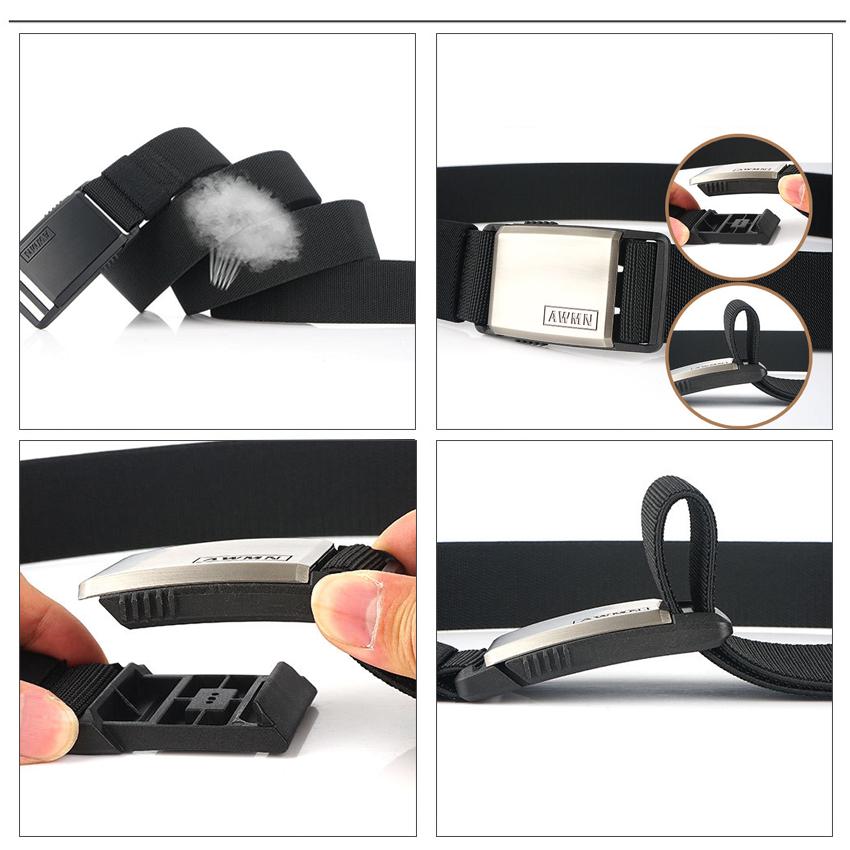 Năm 2020 Thời Trang Nylon Dây Kim Loại Từ Khóa Có Thể Điều Chỉnh Thắt Lưng Nam Quân Sự Chiến Đấu Đai Lưng Co Giãn Chất Lượng Cao, Chịu Mài Mòn