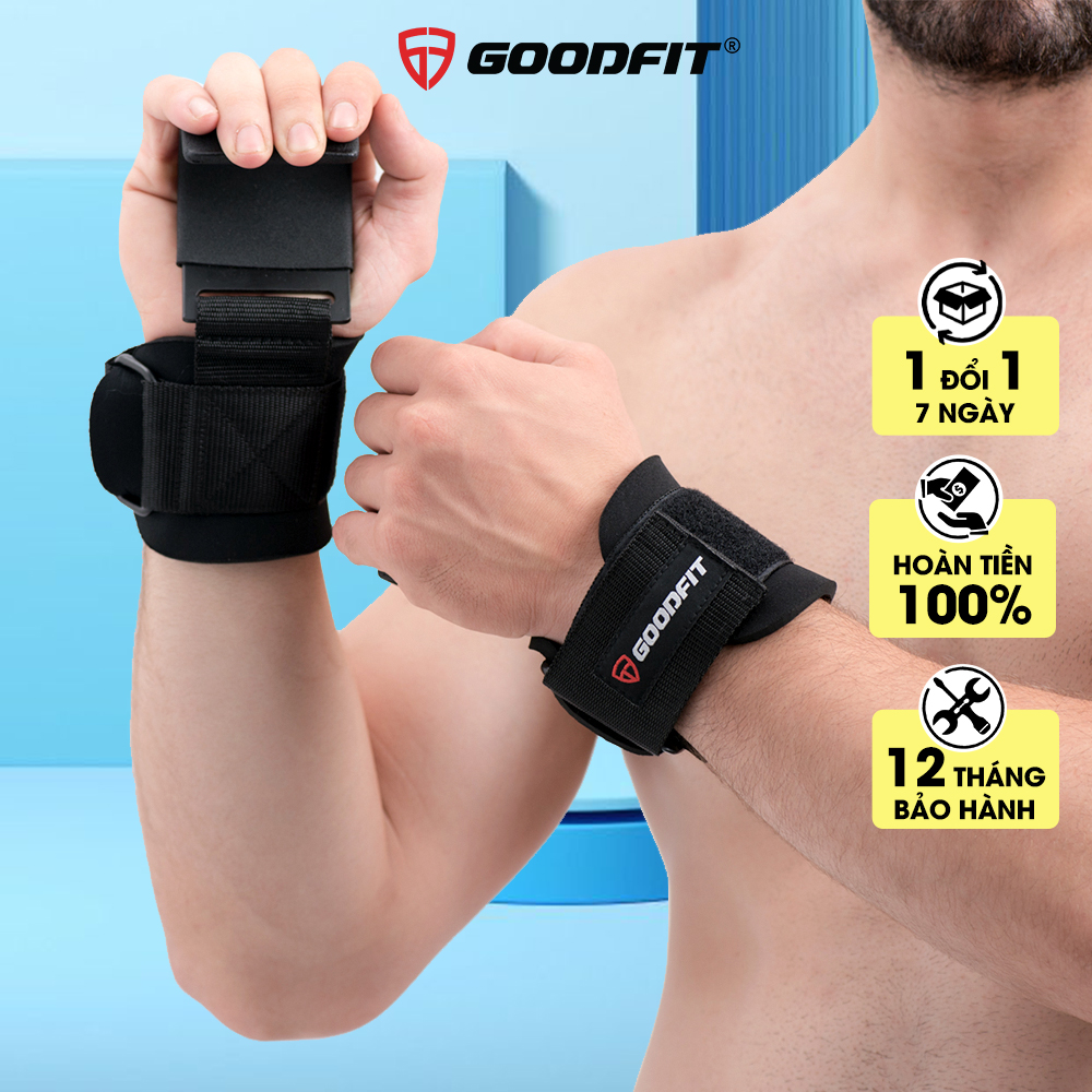 Dây quấn cổ tay có móc nâng tạ GoodFit GF732LS