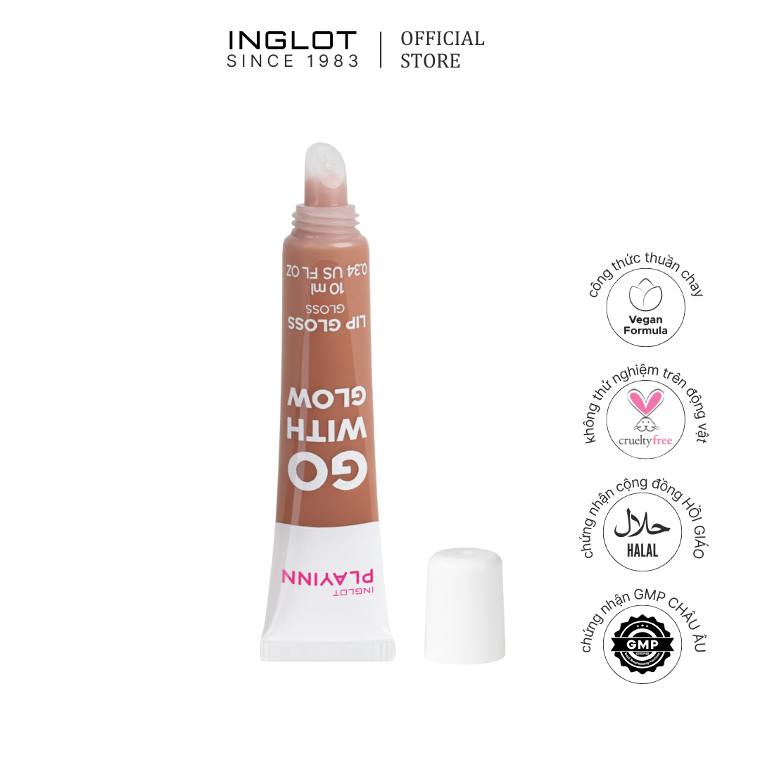 Son bóng dưỡng ẩm PlayInn Go With Glow (10ml) INGLOT