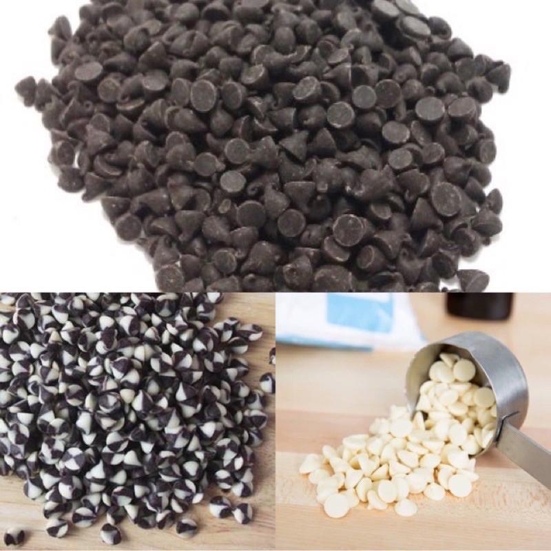 Socola chip đen / trắng 100gr