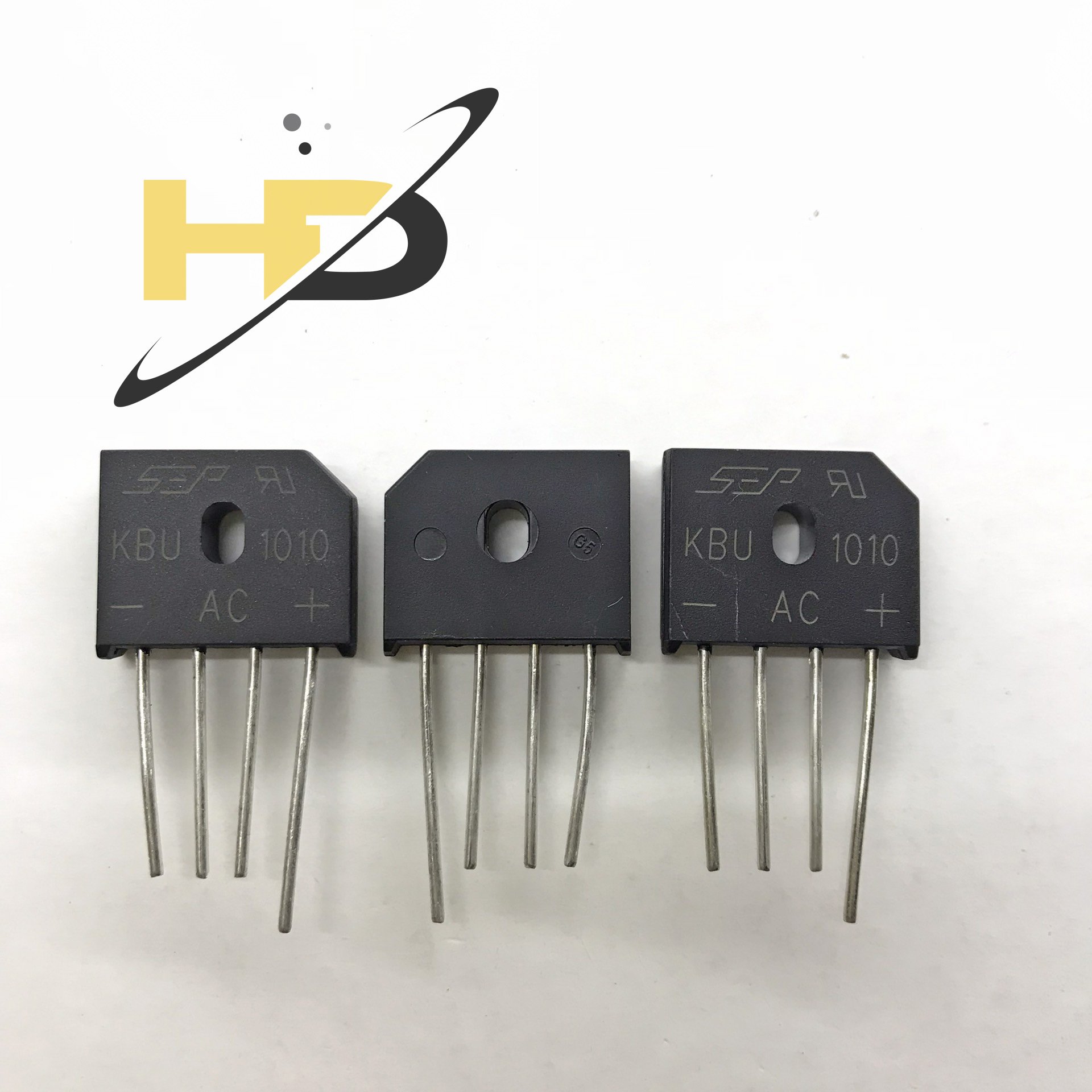 Bộ 2 Chiếc Diode Cầu KBU1010 KBU 1010 10A 1000V DIP-4 Loại Tốt