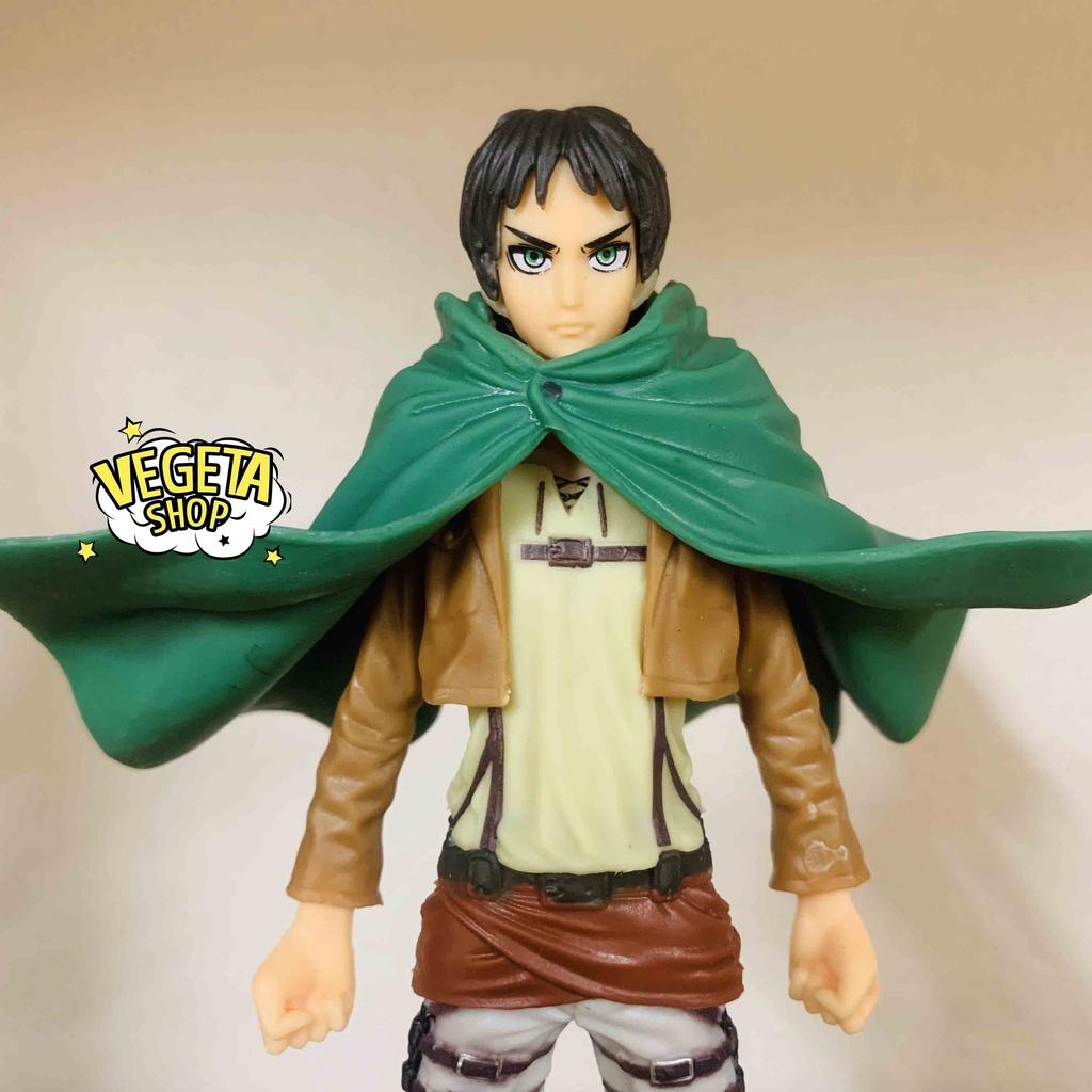 Mô hình Attack On Titan - Eren Yeager - Eren trong trang phục Trinh sát binh đoàn - Fullbox 16cm - Đại chiến titan