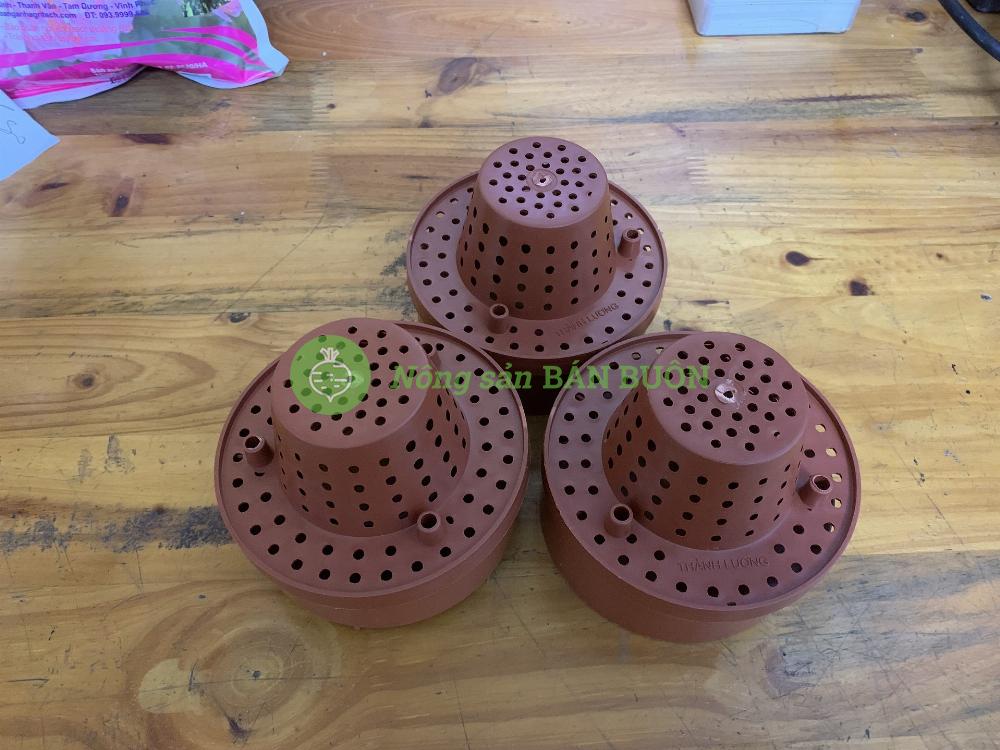 Cốc điều hòa thông minh loại nhỏ 9x11x6 cm - Phụ kiện trồng Lan thông minh cho HOA PHONG LAN