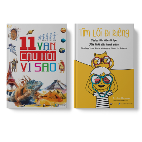 Sách PANDABOOKS Combo 2 cuốn Tìm lối đi riêng-ngày đầu tiên đi học+11 vạn câu hỏi vì sao