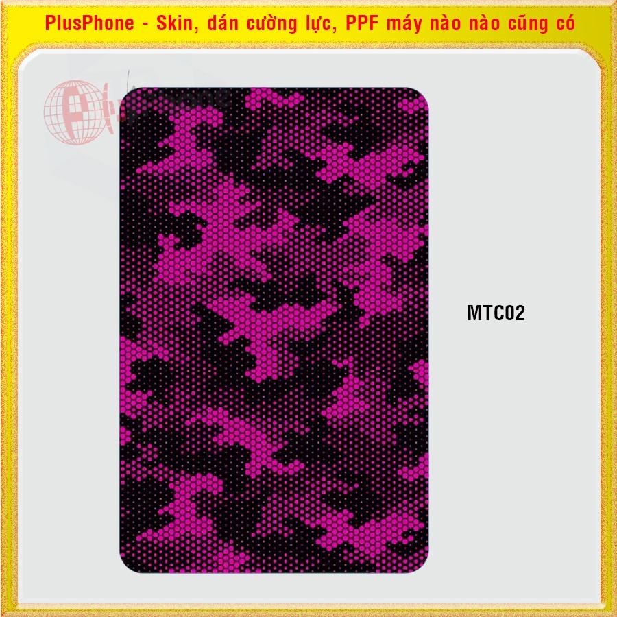 Dán Skin cho mặt sau Samsung Tab A8 2022 10.5 inch mẫu matrix camo