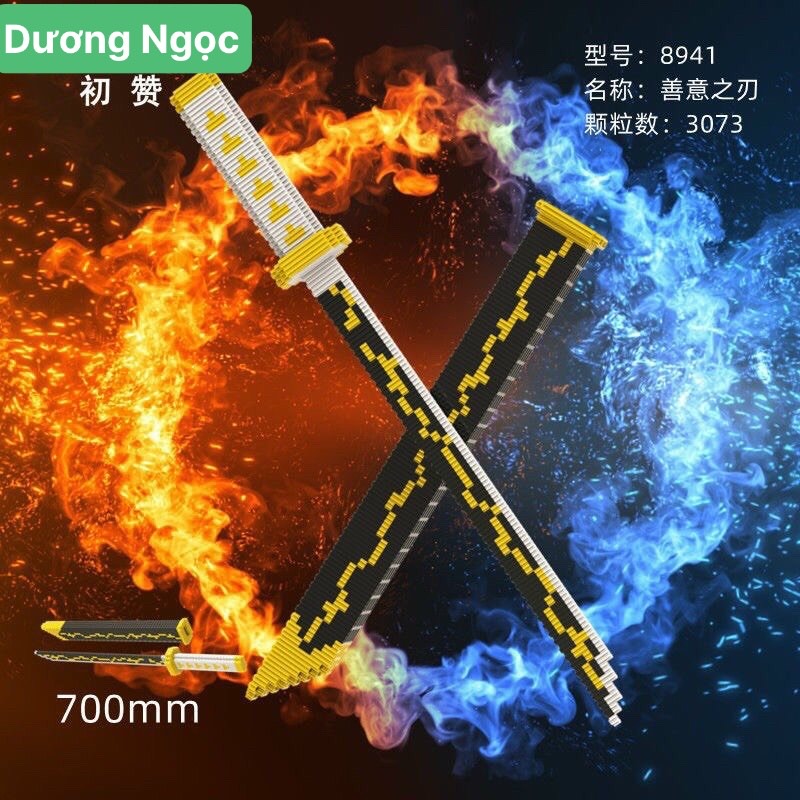Mô hình lắp ráp đồ chơi kiếm Shusui roronoa Zoro trong one piece lắp ráp katana onepiece 1