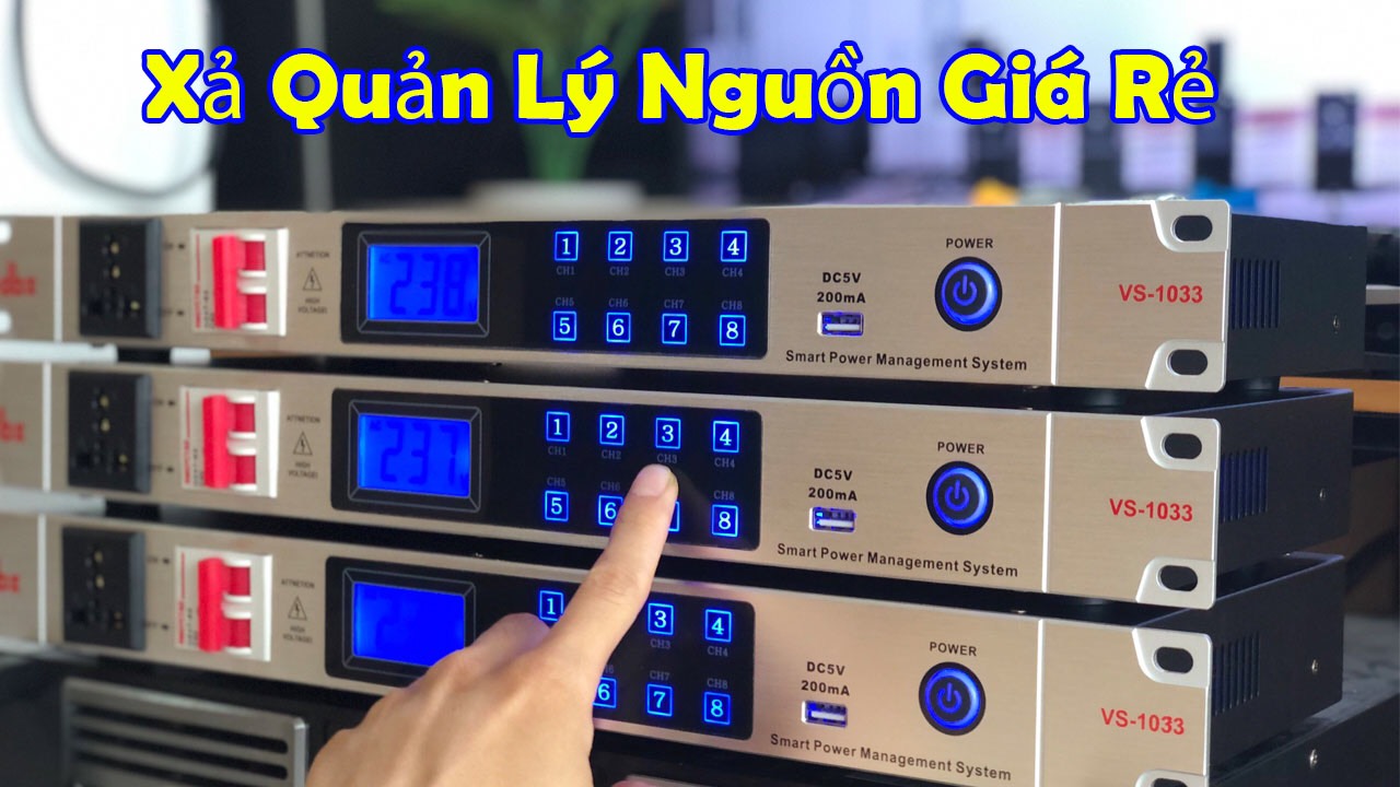 Quản lý nguồn DBX VS1033 - tặng kèm đèn led mini - Hàng nhập khẩu