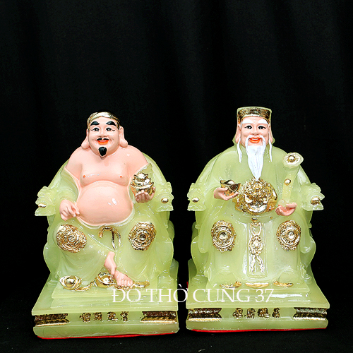 TƯỢNG THẦN TÀI THỔ ĐỊA MÀU XANH - MS 31