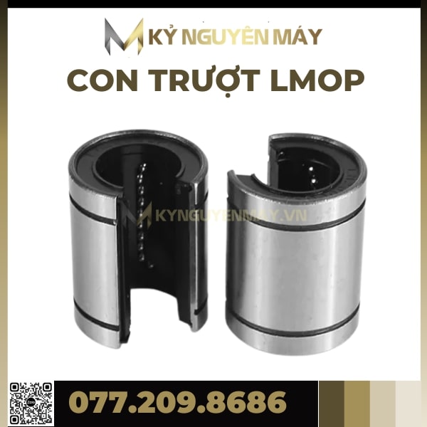 Con Trượt LMOP10UU, LMOP12UU, LMOP16UU, LMOP20UU, LMOP25UU, Bạc Trượt LMUUOP, Con Trượt Tròn LMOP UU