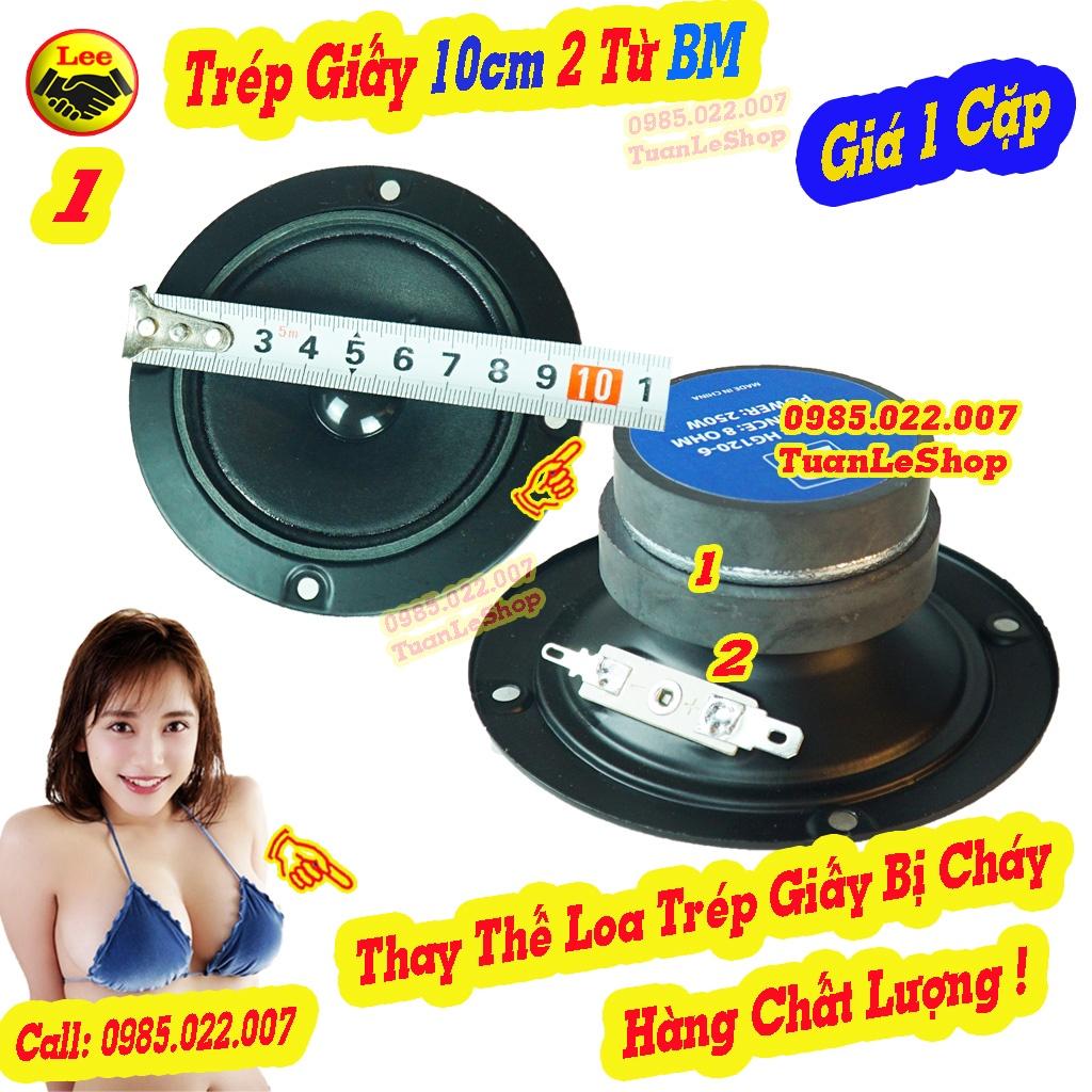 LOA TREBLE GIẤY TRÒN 2 TỪ BM 10cm – HÀNG CHẤT LƯỢNG - Giá 02 TREP GIẤY 10cm BM CH