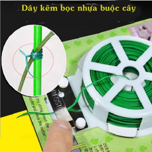 Dây Kẽm Bọc Nhựa Buộc Đồ Đa Năng Twist Tie 50M