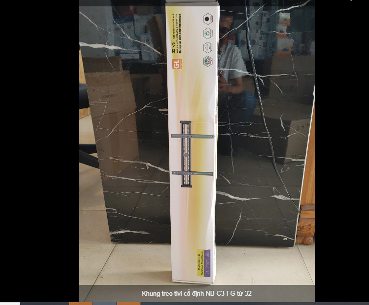 GIÁ TREO TIVI Khung treo tivi cố định NORTH BAYOU NB-C3-FG từ 32&quot;- 75&quot; (Thùng 10c) hàng chính hãng