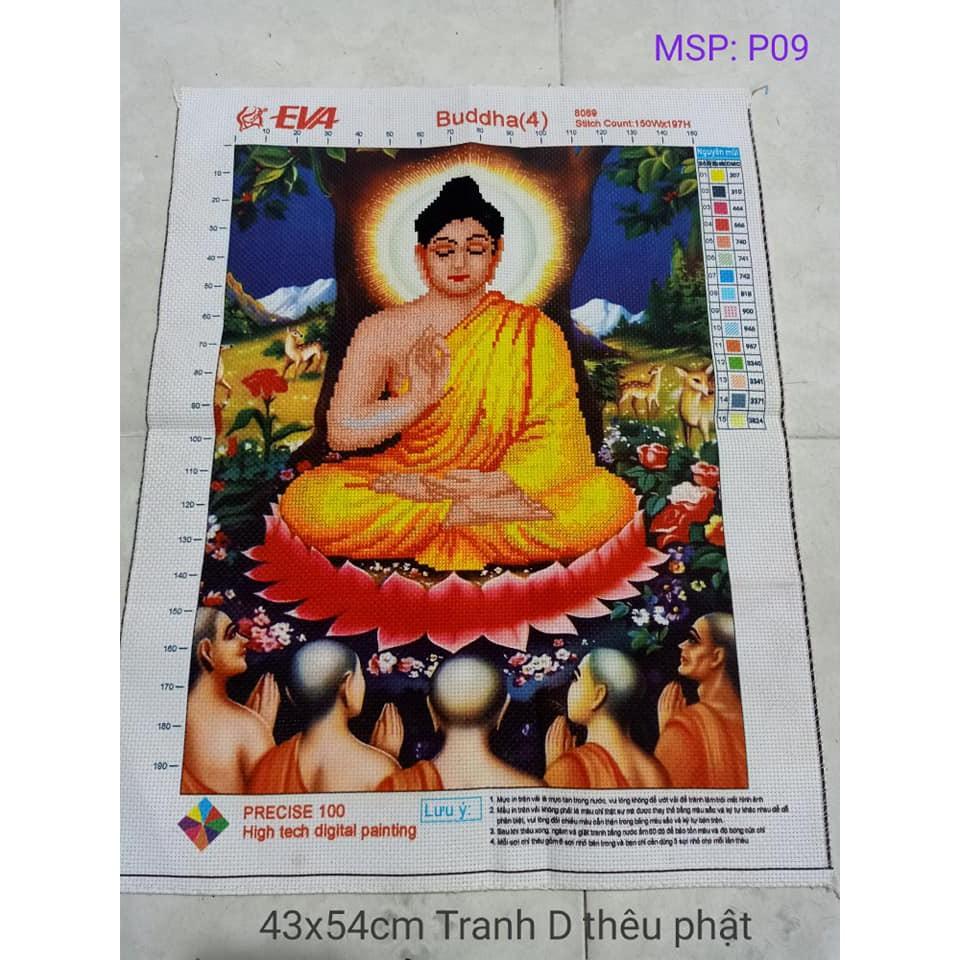 Tranh Thêu Chữ Thập Phật Thích Ca 8089
