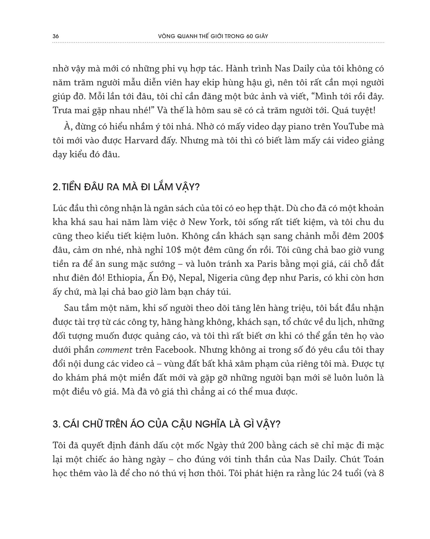 Vòng Quanh Thế Giới Trong 60 Giây