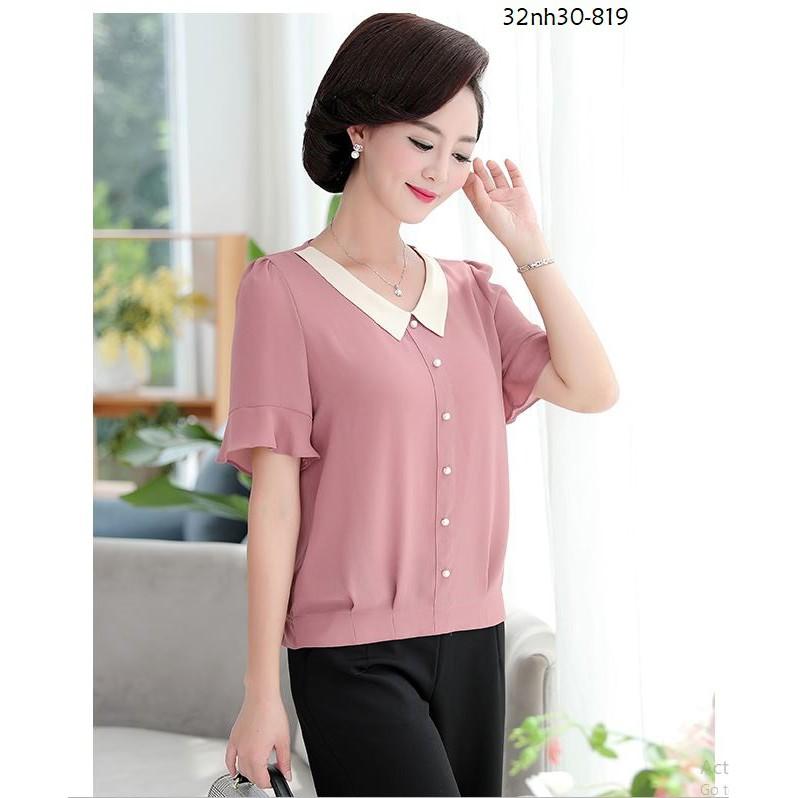 Tk775-819-ÁO KIỂU TRUNG NIÊN THIẾT KẾ s-6xl