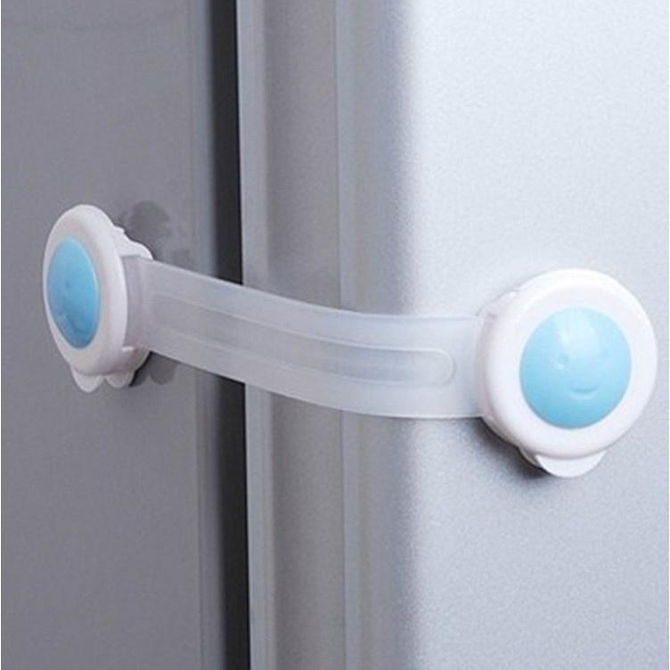 Khóa Hình Mặt Cười , Khóa Ngăn Kéo , Khóa Tủ Lạnh Loại Bền, Chắc - Dây Khóa Đa Năng 88291