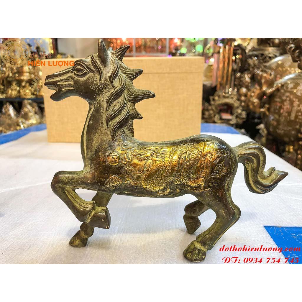 Đôi Ngựa thờ bằng đồng