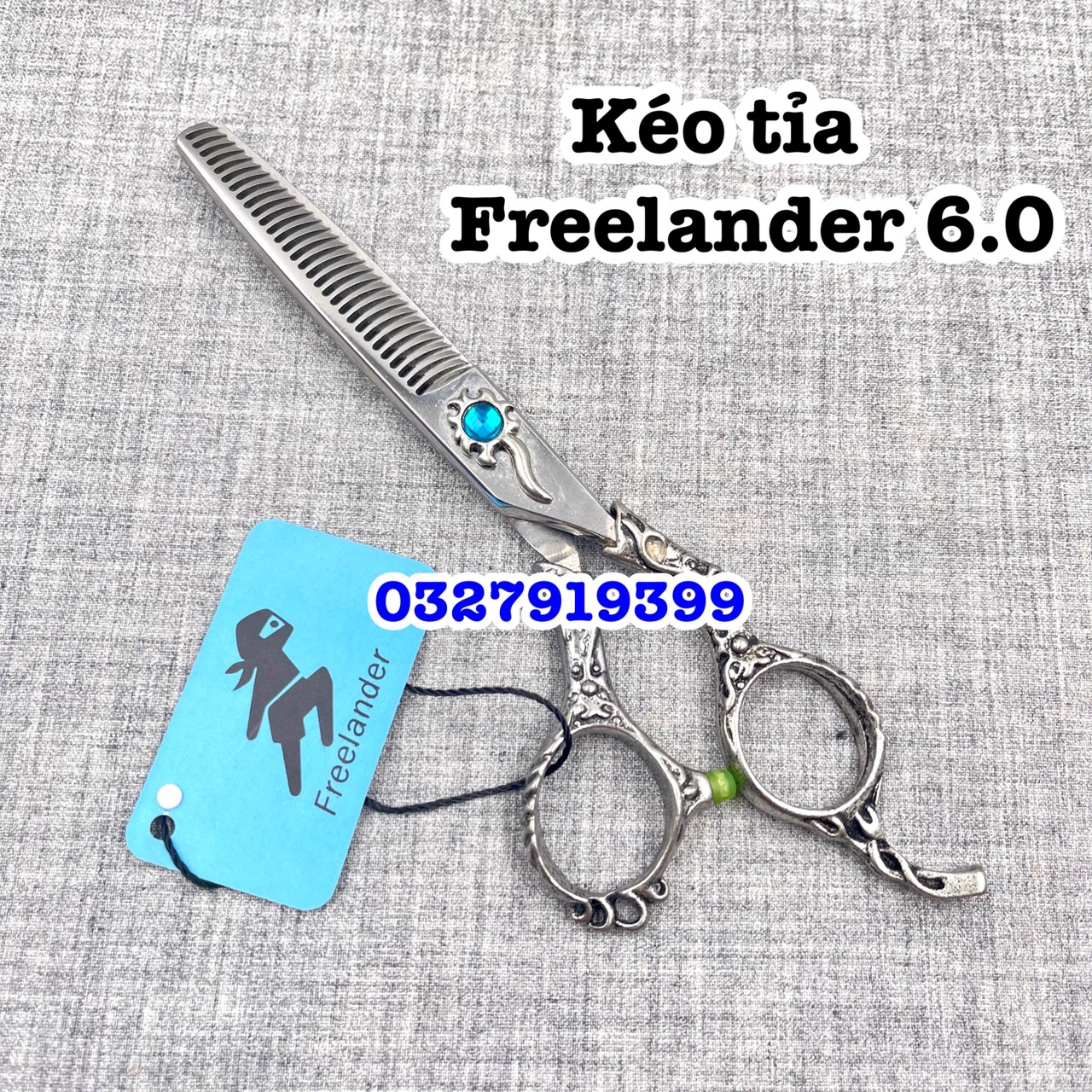 Kéo tỉa tóc Freelander răng cong tỉa 20%