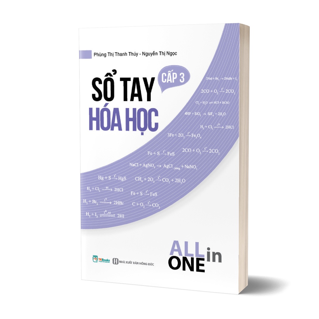 Hình ảnh Sách - Sổ tay hóa học cấp 3 - All in one