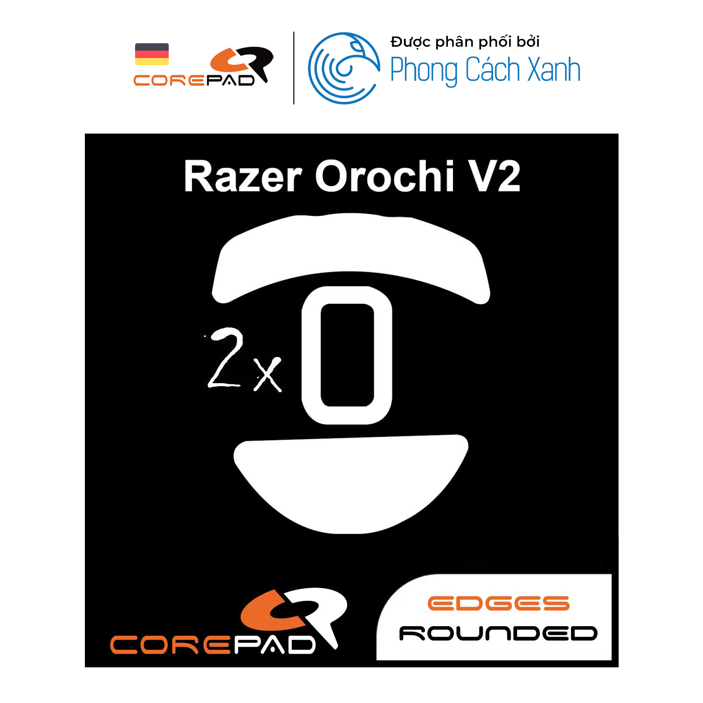 Feet chuột PTFE Corepad Skatez Razer Orochi V2 - 2 Bộ - Hàng Chính Hãng