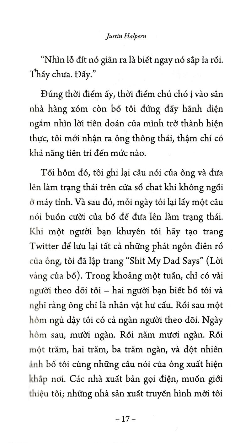 Lời Vàng Của Bố (Tái Bản 2018)