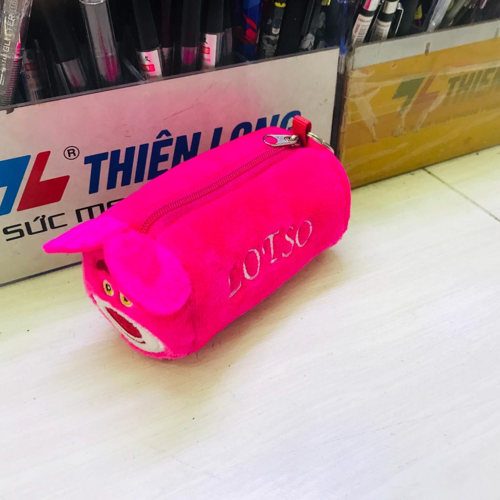 Móc Khóa Túi Đựng Tiền Có Khóa Kéo Gấu Dâu Lotse