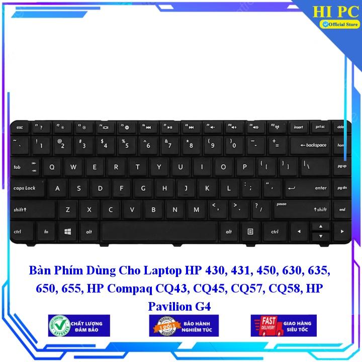 Bàn Phím Dùng Cho Laptop HP 430 431 450 630 635 650 655 HP Compaq CQ43 CQ45 CQ57 CQ58 HP Pavilion G4 - Hàng Nhập Khẩu mới 100%