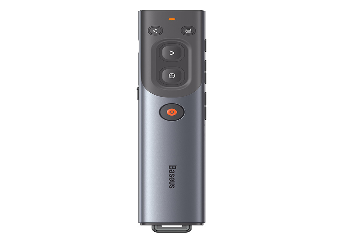 Bút laser trình chiếu Baseus Orange Dot AI Wireless Presenter (Hàng chính hãng) (Có thể chiếu trên màn hình LED)