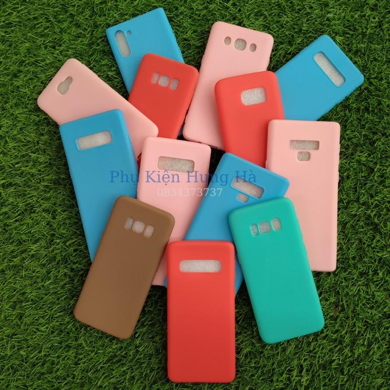 Ốp dẻo trơn TPU dành cho điện thoại samsung S10 S10Plus S9 S9plus S8 S8Plus S7 S7E S6 S6E giao màu ngẫu nhiện