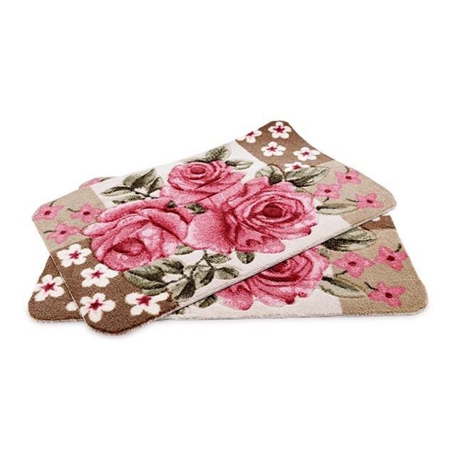 Thảm hoa 3D hàng dầy sang chảnh 40 x60 cm GDTH