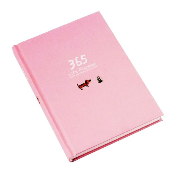 Sổ Tay Kế Hoạch Nhật Ký 365 Ngày Life Planner Cao Cấp - Tặng 3 Stickers Siêu Dễ Thương