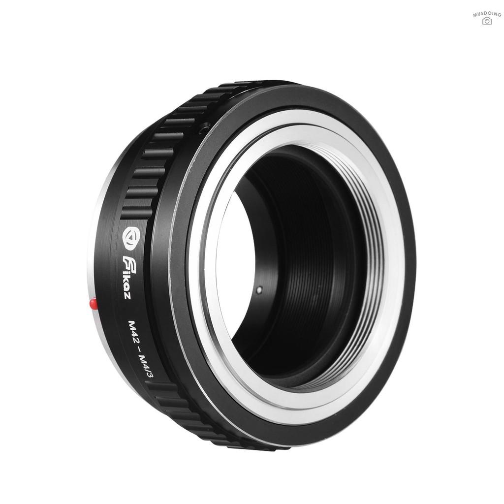 Fikaz OM-M4/3 Lens Mount Adapter Ring Aluminum Alloy Compatible with Olympus OM Mount Lens to Olympus Panasonic M4/3 Mic