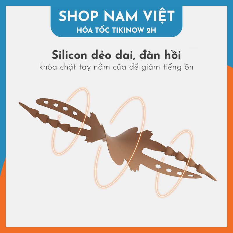 Khóa Chống Ồn Che Chốt Cửa Phòng Ngủ Cho Bé Ngủ Ngon - Chính Hãng NAVIVU