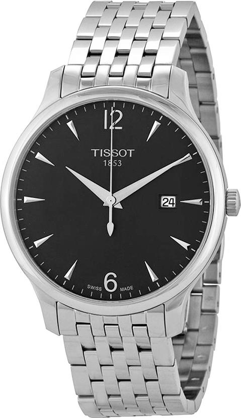 Đồng Hồ Nam Dây Thép Không Gỉ Tissot T063.610.11.067.00 (42mm) - Đen