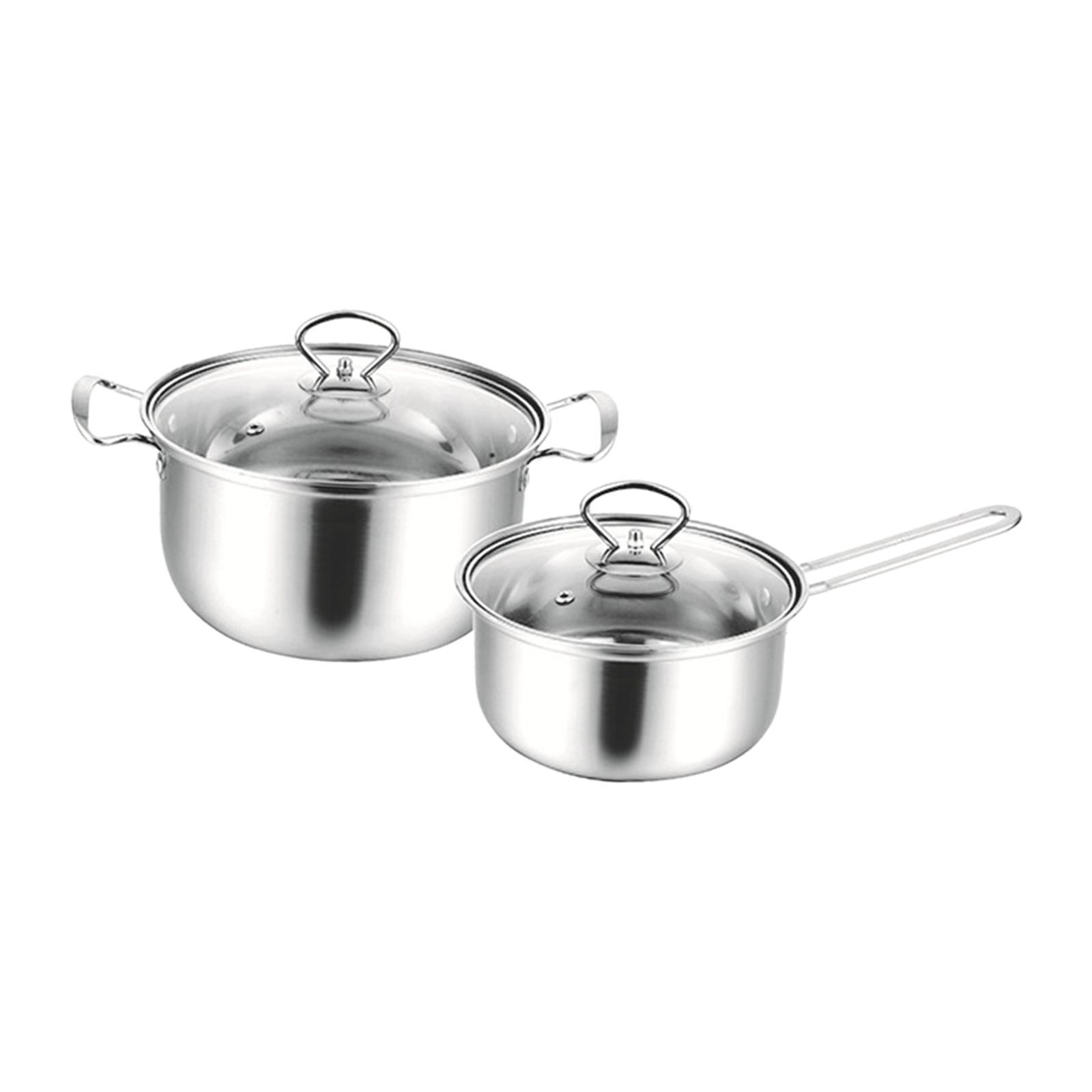 Stockpot Small Cookware Seasoning Bowls Stainless Steel for Ketchup Coffee