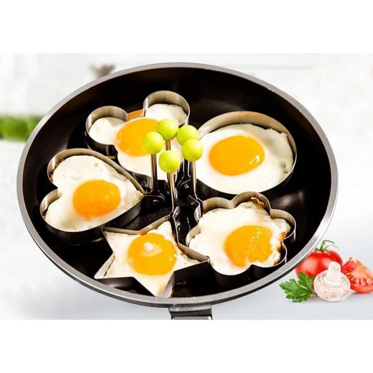 Khuôn trứng tạo hình  giao ngẫu nhiên 4 hình khác nhau