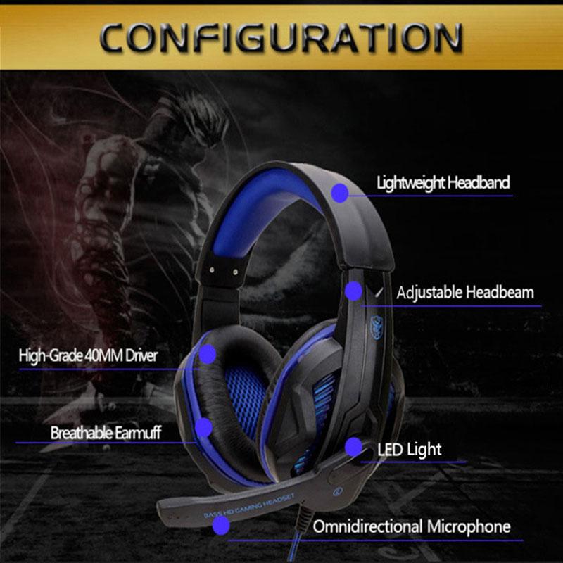 Chơi Game Có Dây Tai Nghe Tai Nghe Máy Trợ Thính Di Động Tai Nghe Chơi Game Có Mic Cho Máy Tính Xách Tay Máy Tính Ipad Điện Thoại Thông Minh